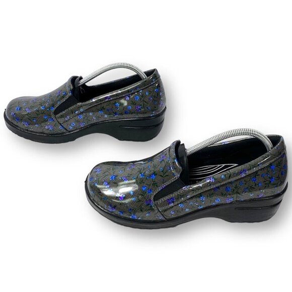 Easy Works By Easy Street Non-Slip Work Clogs Women's 11M Floral Leeza Shoes - Picture 5 of 10